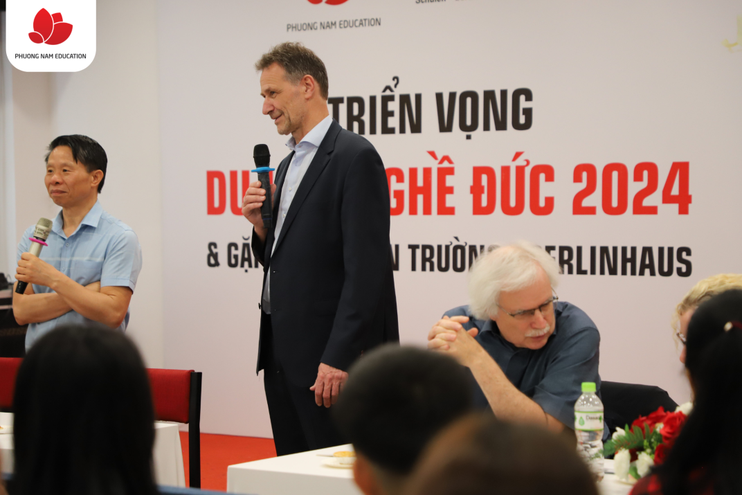 BUỔI ĐÓN TIẾP ĐẠI DIỆN TRƯỜNG OBERLINHAUS VÀ WORKSHOP “TRIỂN VỌNG DU HỌC NGHỀ ĐỨC 2024” DIỄN RA THÀNH CÔNG