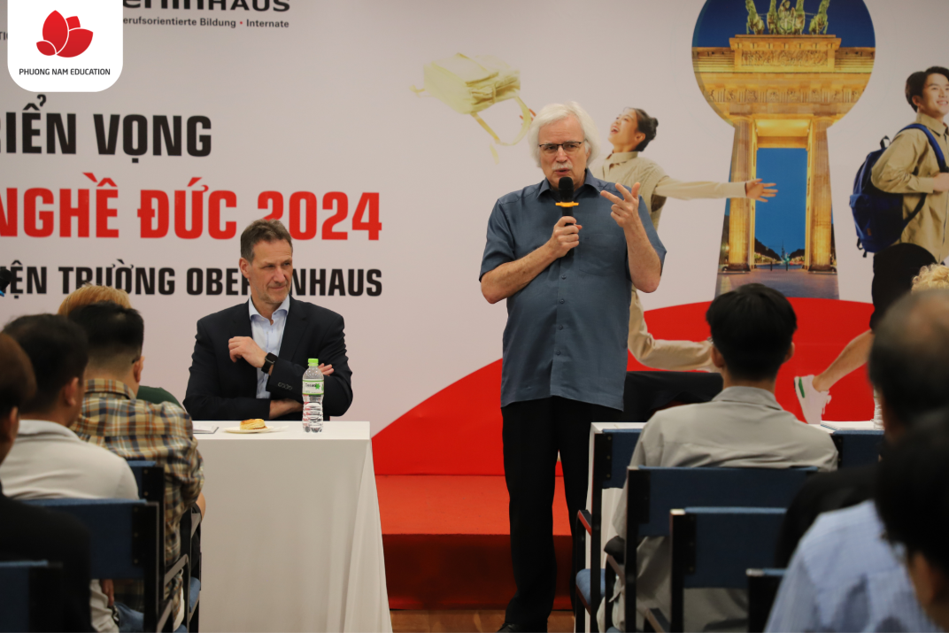 BUỔI ĐÓN TIẾP ĐẠI DIỆN TRƯỜNG OBERLINHAUS VÀ WORKSHOP “TRIỂN VỌNG DU HỌC NGHỀ ĐỨC 2024” DIỄN RA THÀNH CÔNG