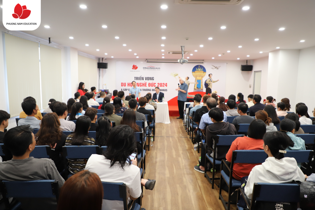 BUỔI ĐÓN TIẾP ĐẠI DIỆN TRƯỜNG OBERLINHAUS VÀ WORKSHOP “TRIỂN VỌNG DU HỌC NGHỀ ĐỨC 2024” DIỄN RA THÀNH CÔNG