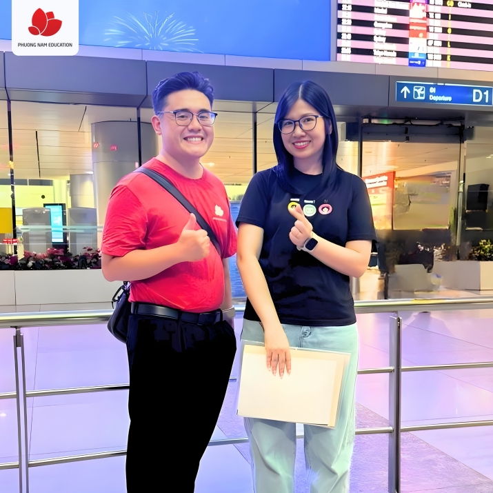 Chị Ngọc Phượng đã và đang ổn định cuộc sống tại Đức sau khi nhập học chương trình ngành Bán hàng