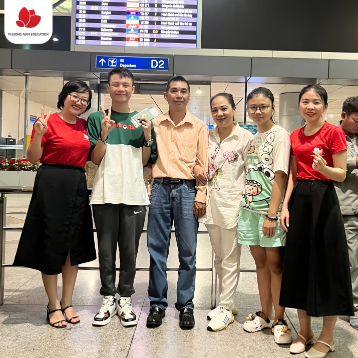 TIỄN DHS LÊN ĐƯỜNG DU HỌC NGHỀ ĐỨC CÙNG PHUONG NAM EDUCATION