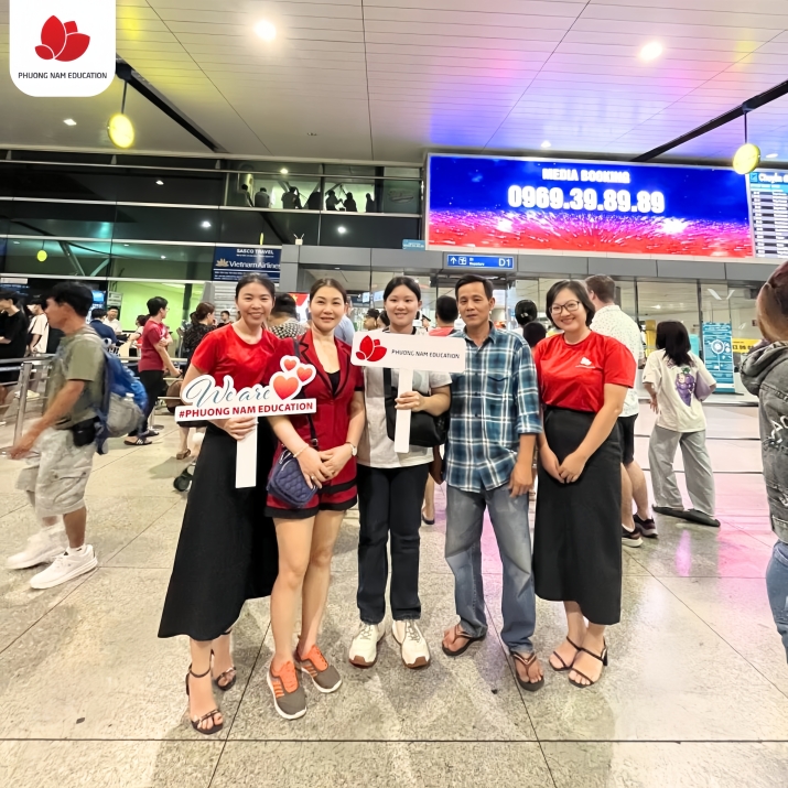 TIỄN DHS LÊN ĐƯỜNG DU HỌC NGHỀ ĐỨC CÙNG PHUONG NAM EDUCATION