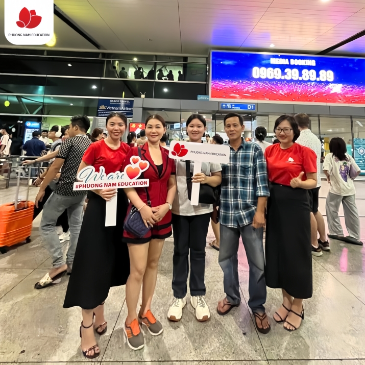 TIỄN DHS LÊN ĐƯỜNG DU HỌC NGHỀ ĐỨC CÙNG PHUONG NAM EDUCATION