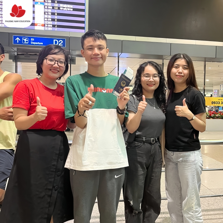 TIỄN DHS LÊN ĐƯỜNG DU HỌC NGHỀ ĐỨC CÙNG PHUONG NAM EDUCATION