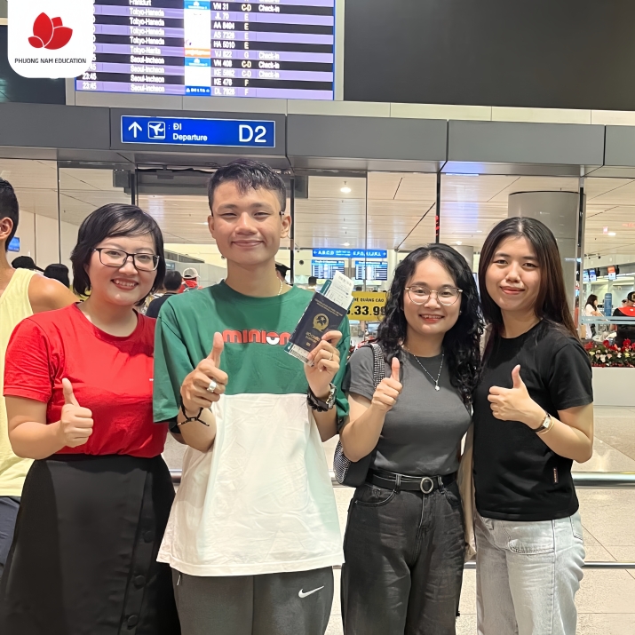 TIỄN DHS LÊN ĐƯỜNG DU HỌC NGHỀ ĐỨC CÙNG PHUONG NAM EDUCATION