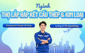 Tuyển Thợ lắp ráp kết cấu thép và kim loại làm việc ngay tại Đức - Lương từ 78 triệu/tháng