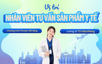 Doanh nghiệp Đức tuyển Nhân viên tư vấn sản phẩm y tế, nhận lương 73 triệu/tháng