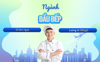 Tuyển Đầu bếp tại Đức - nhận hợp đồng dài hạn, lương 15€/giờ