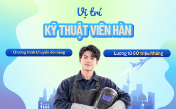 Tuyển Kỹ thuật viên hàn sang Đức làm việc ngay - Hỗ trợ sắp xếp nơi ở - Nhận lương từ 80 triệu/tháng