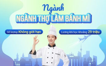 Tự tin du học nghề Đức ngành Làm bánh mì - Xuất cảnh trong năm 2025 với bằng THPT