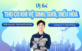 Nhận lương 31 triệu/tháng khi du học nghề ngành Cơ khí chuyên về vệ sinh, sưởi, điều hòa 