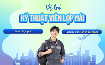 Du học nghề Đức ngành Kỹ thuật viên lợp mái: Tuyết rơi vẫn có lương, nhận lương sau tốt nghiệp lên đến 127 triệu VNĐ