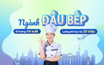Du học nghề Đức ngành Đầu bếp, mức lương khởi điểm 73 triệu, nhập học ngay T8/2025