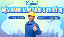 Du học nghề Đức ngành Vận hành máy móc & Thiết bị, miễn học phí, lương khi học từ 26 triệu