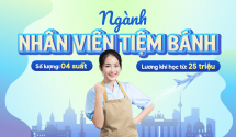 Ứng tuyển làm Nhân viên tiệm bánh tại Đức, nhận lương khi học từ 25 triệu/tháng ngay từ năm đầu tiên