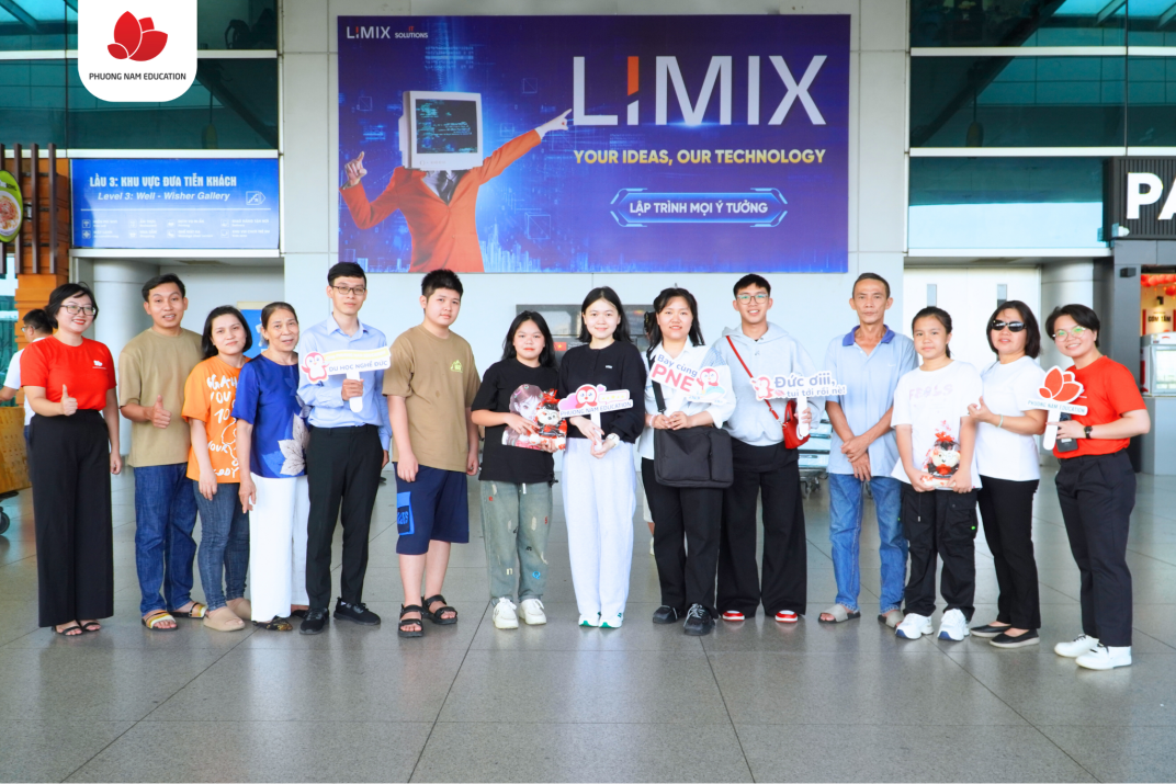 Ghi dấu bước ngoặt quan trọng của Minh Triết khi chính thức bắt đầu chương trình du học nghề Điều dưỡng tại Đức.