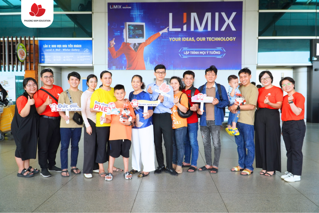 Ghi dấu bước ngoặt quan trọng của Minh Triết khi chính thức bắt đầu chương trình du học nghề Điều dưỡng tại Đức.