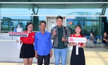 Phuong Nam Education đồng hành cùng hai bạn Danh & Đức trước giờ khởi hành chuyến bay du học nghề Đức ngành Điều dưỡng 