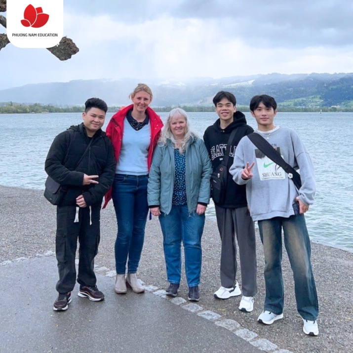Phuong Nam Education đồng hành cùng hai bạn Danh & Đức trước giờ khởi hành chuyến bay du học nghề Đức ngành Điều dưỡng 