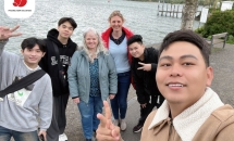 Phuong Nam Education đồng hành cùng hai bạn Danh & Đức trước giờ khởi hành chuyến bay du học nghề Đức ngành Điều dưỡng 