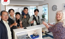 Phuong Nam Education đồng hành cùng hai bạn Danh & Đức trước giờ khởi hành chuyến bay du học nghề Đức ngành Điều dưỡng 