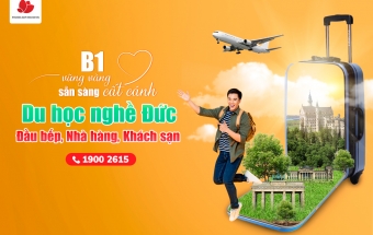 Tuyển sinh du học nghề Đức ngành Đầu bếp - Nhà hàng - Khách sạn, xuất cảnh ngay tháng 9/2022 với tấm bằng B1