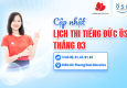 Thông báo tổ chức kỳ thi cấp Chứng chỉ năng lực tiếng Đức ÖSD tháng 03/2026