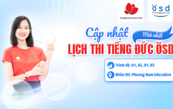 Thông báo tổ chức kỳ thi cấp Chứng chỉ năng lực tiếng Đức ÖSD tháng 04/2026