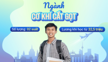 Du học nghề Đức ngành Cơ khí cắt gọt - Cơ hội vừa học vừa nhận lương thực tập ngay từ năm đầu tiên