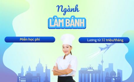 Cơ hội trở thành Thợ làm bánh chuyên nghiệp tại Đức chỉ với bằng THPT & tiếng Đức B1