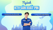 Chốt suất Kỹ thuật viên sản xuất pin tại Đức - Lương từ 81 triệu/tháng, không yêu cầu kinh nghiệm