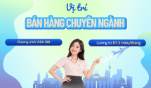 Chốt suất Nhân viên bán hàng chuyên ngành tại Đức - Nhận hợp đồng dài hạn với lương khởi điểm từ 87.5 triệu/tháng