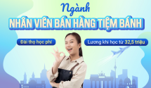 Tuyển sinh du học nghề Đức ngành Bán hàng tiệm bánh - Nhận lương khi học lên đến 38 triệu đồng