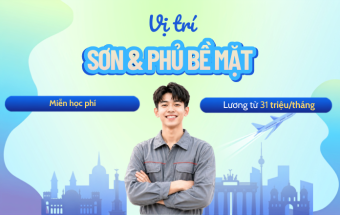 Tuyển sinh du học nghề Đức ngành Sơn & Phủ bề mặt - Lương khi học từ 31 triệu/tháng