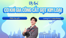 Chỉ 01 suất Du học nghề Đức ngành Cơ khí gia công cắt gọt kim loại - Chỉ cần bằng THPT và tiếng Đức B1