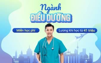 Tuyển sinh du học nghề Đức ngành Điều dưỡng 2026 - Đài thọ học phí. lương khởi điểm từ 92 triệu