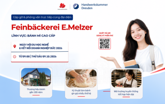 Gặp gỡ & phỏng vấn trực tiếp cùng doanh nghiệp Feinbäckerei E.Melzer- Lĩnh vực: Bánh mì cao cấp