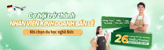 Du học nghề Đức ngành Nhân viên Kinh doanh chuyên ngành Bán lẻ