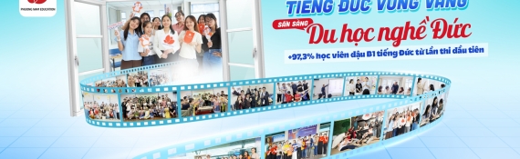 TIẾNG ĐỨC VỮNG VÀNG, SẴN SÀNG DU HỌC NGHỀ ĐỨC 
