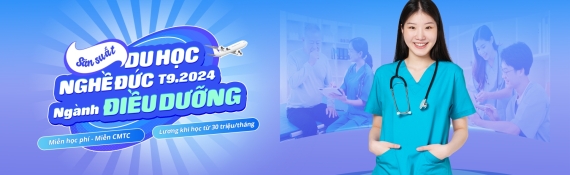 Tuyển sinh du học nghề Đức ngành Điều dưỡng - Miễn học phí, lương khi học từ 30 triệu đồng