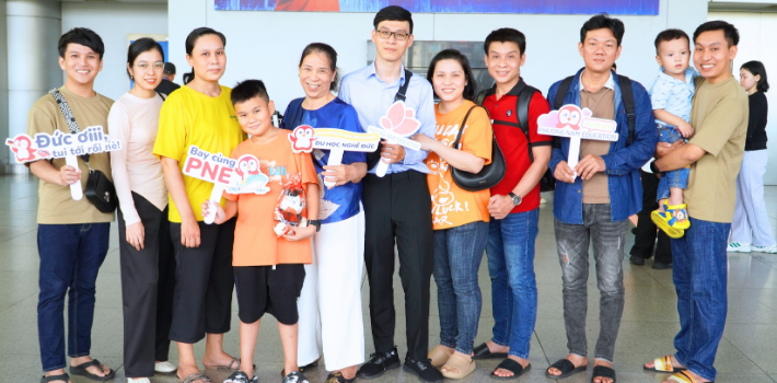 Ghi dấu bước ngoặt quan trọng của Minh Triết khi chính thức bắt đầu chương trình du học nghề Điều dưỡng tại Đức.