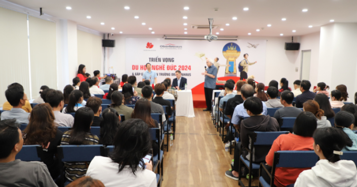 BUỔI ĐÓN TIẾP ĐẠI DIỆN TRƯỜNG OBERLINHAUS VÀ WORKSHOP “TRIỂN VỌNG DU HỌC NGHỀ ĐỨC 2024” DIỄN RA THÀNH CÔNG