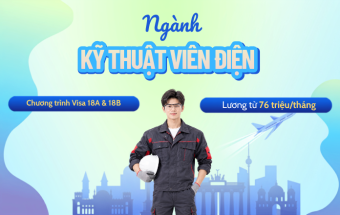 Tuyển Kỹ thuật viên Điện tại Đức - Lương từ 76 triệu/tháng, hợp đồng dài hạn, làm việc chính thức tại Đức 