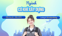 Du học ngành Cơ khí tại Đức với bằng THPT - Lĩnh vực: Xây dựng - Lương khi học từ 36 triệu/tháng