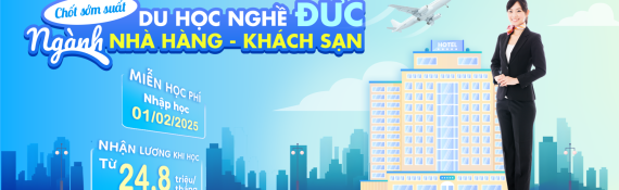 Tuyển sinh Du học nghề Đức ngành Nhà hàng Khách sạn