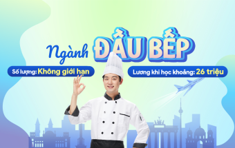 Tuyển sinh du học nghề Đức ngành Đầu bếp 2025, xuất cảnh ngay trong năm chỉ với bằng THPT