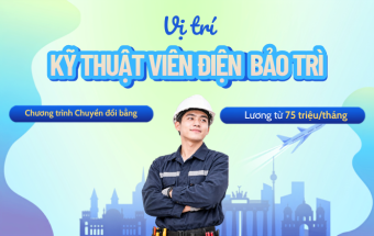 Tuyển kỹ thuật viên Điện bảo trì làm việc tại Đức, lương từ 75 triệu/tháng