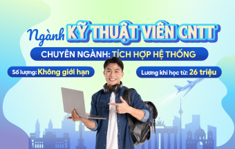 Chốt suất du học nghề Đức ngành Kỹ thuật viên Công nghệ Thông tin, chuyên ngành Tích hợp hệ thống ngay hôm nay