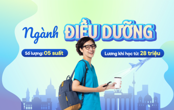 Tuyển sinh du học nghề Đức ngành Điều dưỡng - Miễn học phí, Nhận lương khi học từ 30 triệu đồng