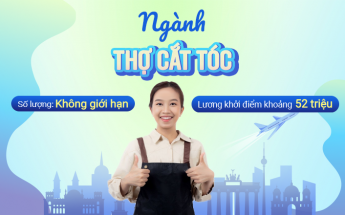 Nhận lương khi học từ 29.5 triệu/tháng khi du học nghề ngành Cắt tóc tại Đức, đài thọ học phí, nhận chứng chỉ quốc tế giá trị toàn EU